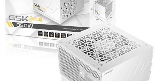 Power Supply Antec GSK GSK850 850W 80+ Gold Full Modular ATX3.1 White